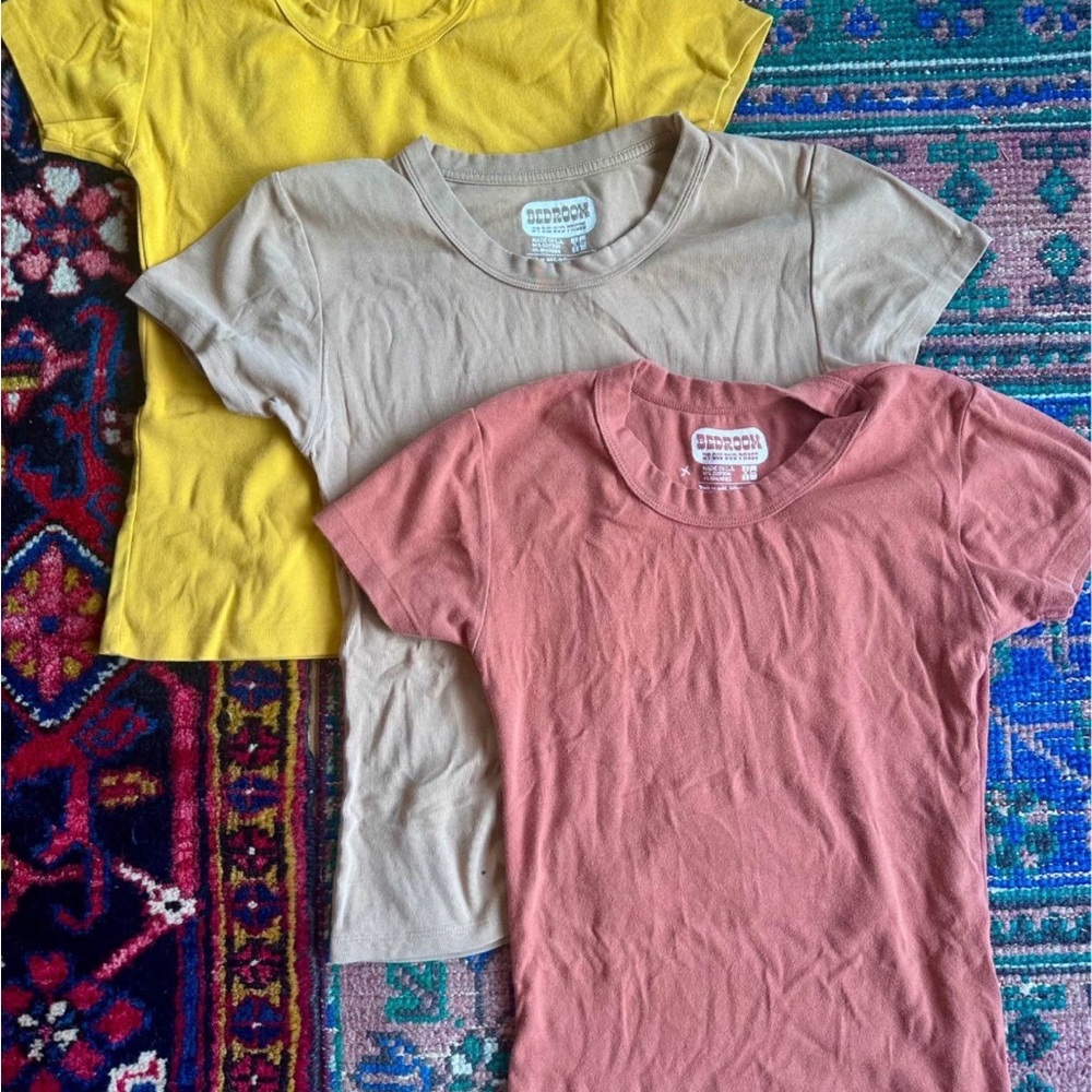 3 Big Bud Press baby tees xs